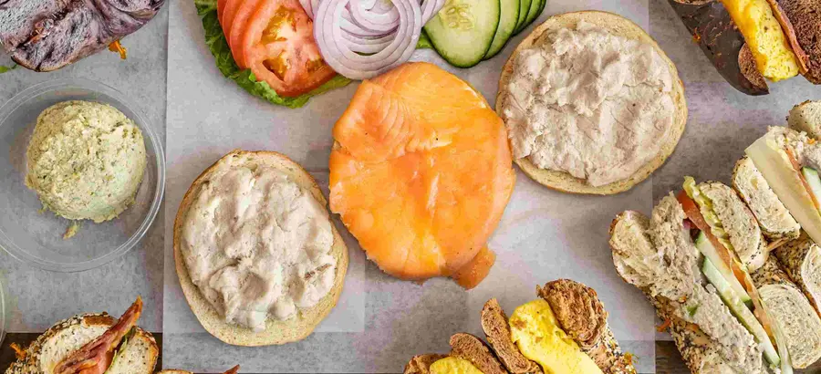 Menu image of Bagel with cream cheese. sams bagels's menu - los angeles | restaurants in los angeles