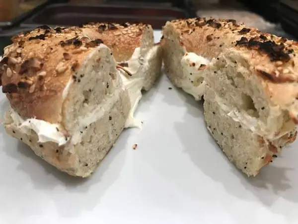 sams-bagels - Bagel with Cream Cheese