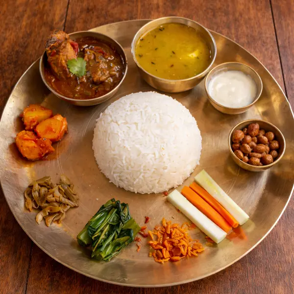 sanaroong-swimming-pool - Chicken Thali