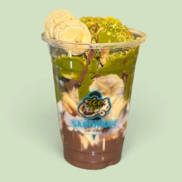 sarchnar-ice-cream - Pan Cake with Banana And Pistachio