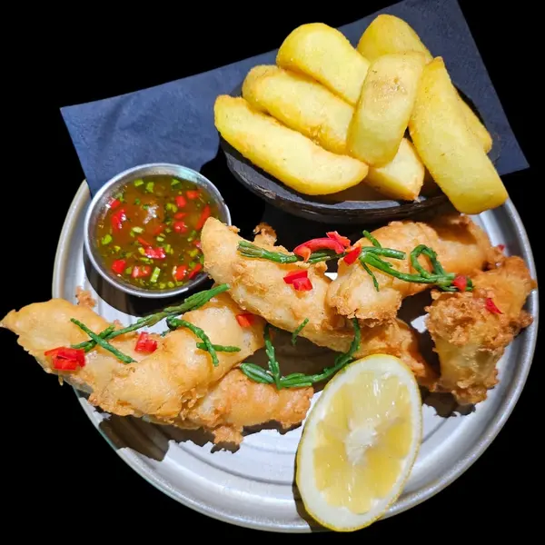 sea-garden-and-grill-tooting - Coconut & Mango Battered Fish