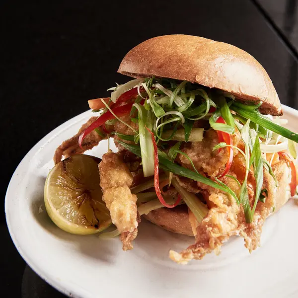 sea-garden-and-grill-tooting - Crab Bun