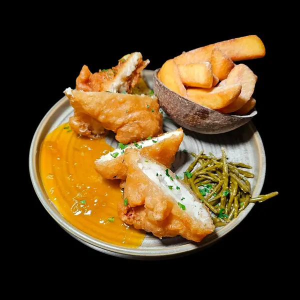 sea-garden-and-grill-tooting - Coconut & Mango Battered Fish