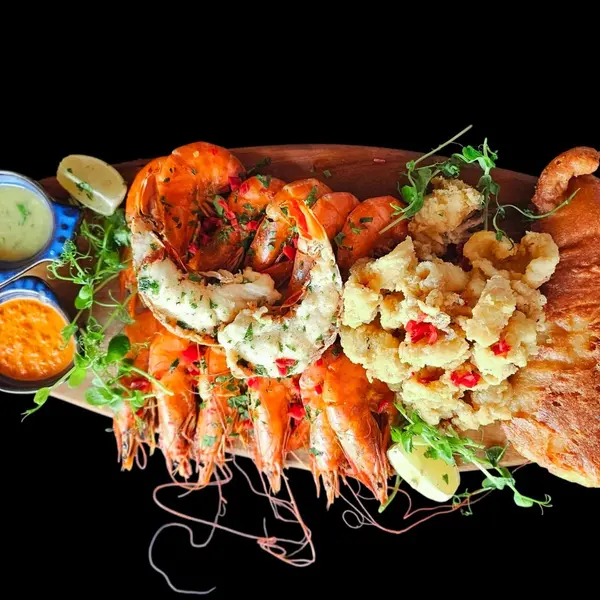 sea-garden-and-grill-tooting - Warm Shellfish Platter