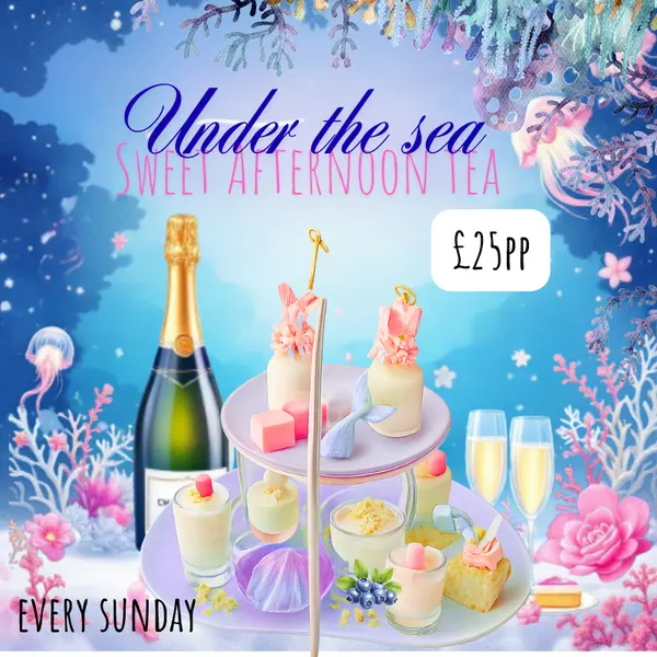 sea-garden-and-grill-tooting - Sunday- 'Under the Sea' Sweet Afternoon Tea