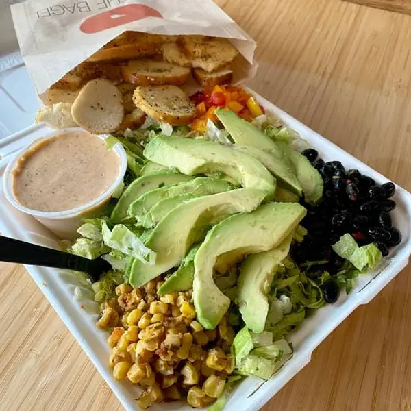 seize-the-bagel - Vegan Taco Salad with House-Made Bagel Chips (v)*