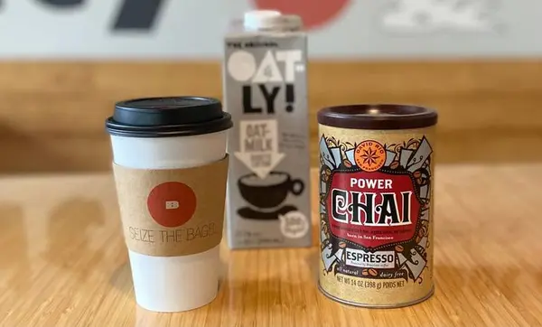 seize-the-bagel - Vegan Dirty Chai Latte (v)