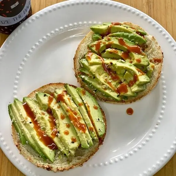 seize-the-bagel - Avocado Bagel Toast