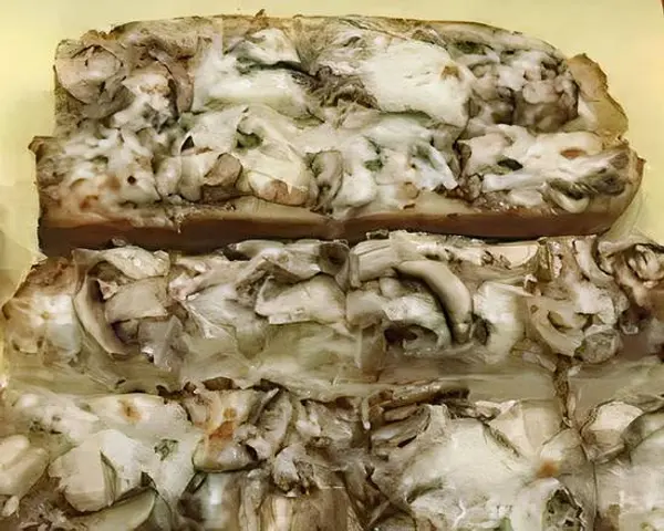 seniores-pizza - Garlic Bread with Mushrooms