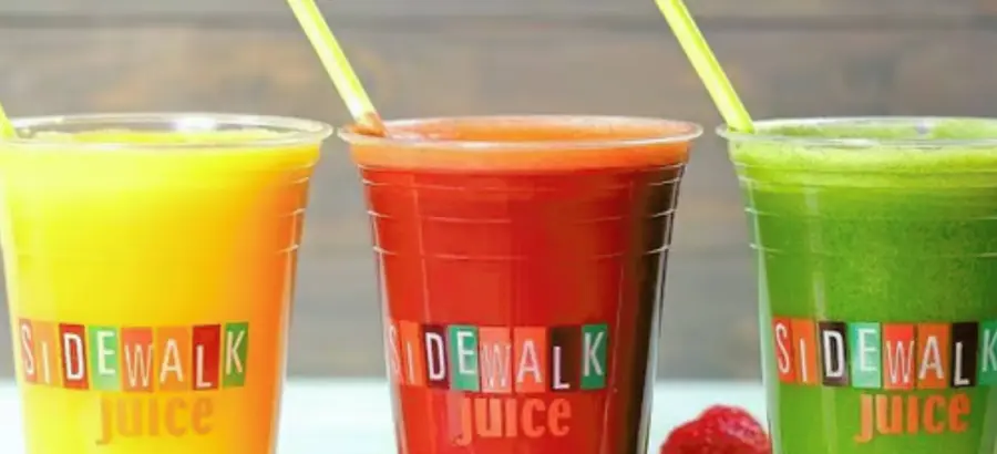 Menu image of Sidewalk juice's menu - san francisco | restaurants in san francisco