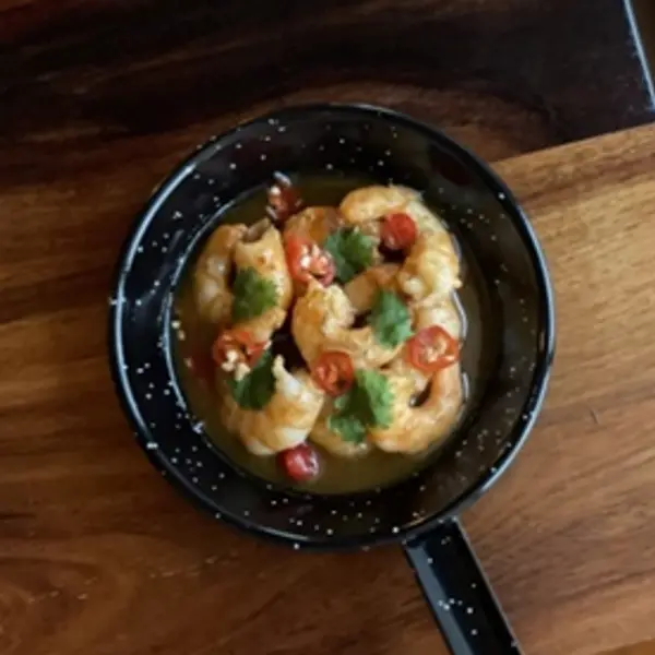 simpli-coffee - Sauteed shrimp and chilli