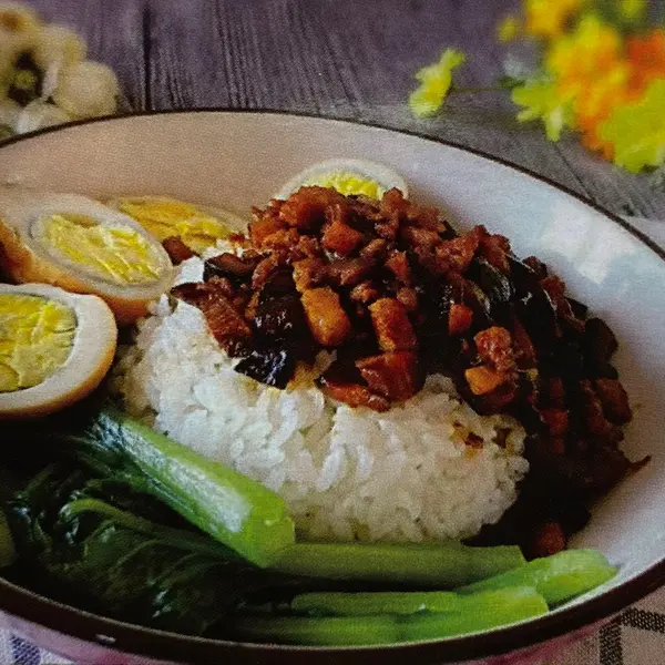 skyview-noodle-tea - F6 Geschmortes Schweinehackfleisch mit Reis