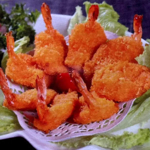 skyview-noodle-tea - Z4 炸面包虾 Fried Breaded Shrimp (8Pcs)