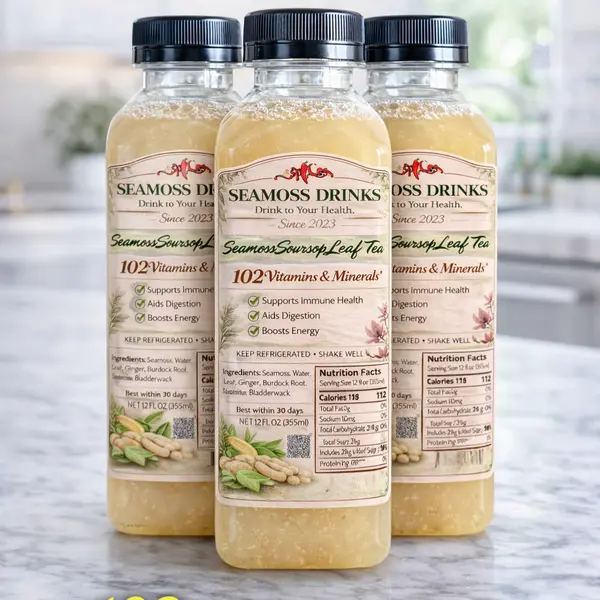 spices-caribbean-restaurant-bar - Sea-moss Soursop Leaf Tea