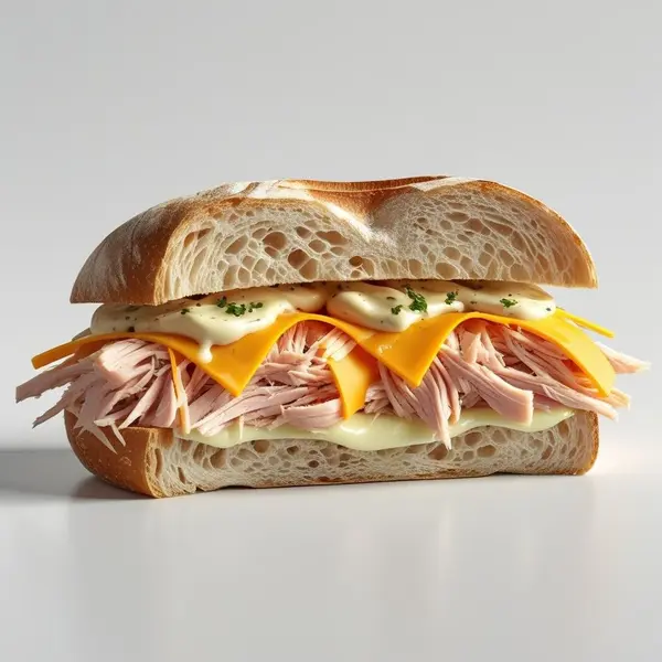 sprizzo-cafe - Turkey & Cheese Melt–  🧀 🍗 🧄