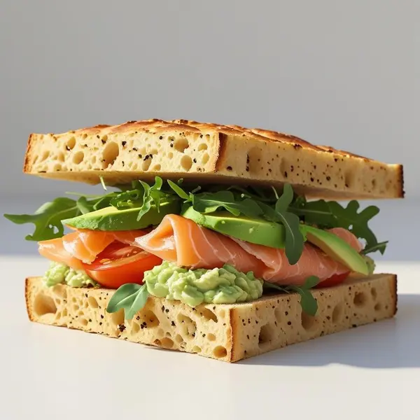 sprizzo-cafe - Salmon Delight –  🐟 🧀 🍅 🥬