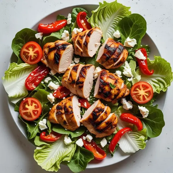 sprizzo-cafe - Delight Chicken Bowl – 🍗 🧀 🫑 🥬 🍅