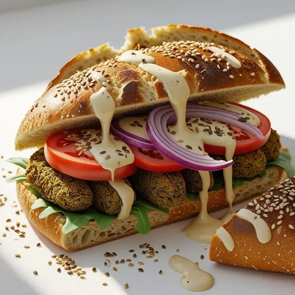 sprizzo-cafe - Sprizzo Falafel – 🌱 💚 🍅 🧅 🌿