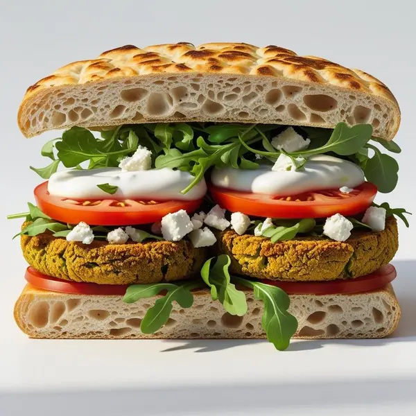 sprizzo-cafe - Green Power Falafel – 🌱 💚 🧀 🍅 🌿