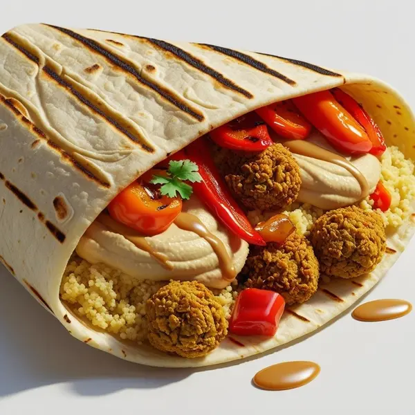 sprizzo-cafe - Veggie Dream Wrap 🌱 💚 🫑 🥬