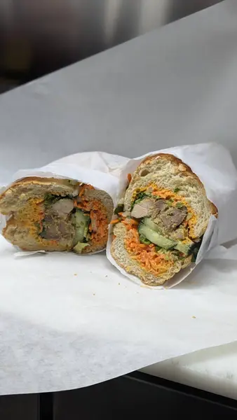 spro-mission-bay - lemongrass chicken Banh Mi