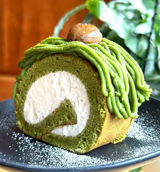 stonemill-matcha - TO Chestnut Matcha Roll Cake