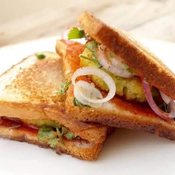 streetbites - Aloo Tikki sandwich