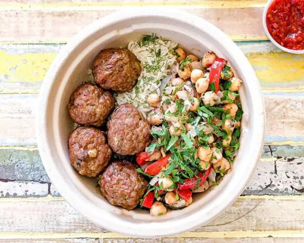 sumac-by-gastroboteats - Butcher's Meatball Rice Bowl