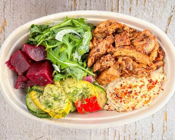 sumac-by-gastroboteats - Chicken Hummus Bowl