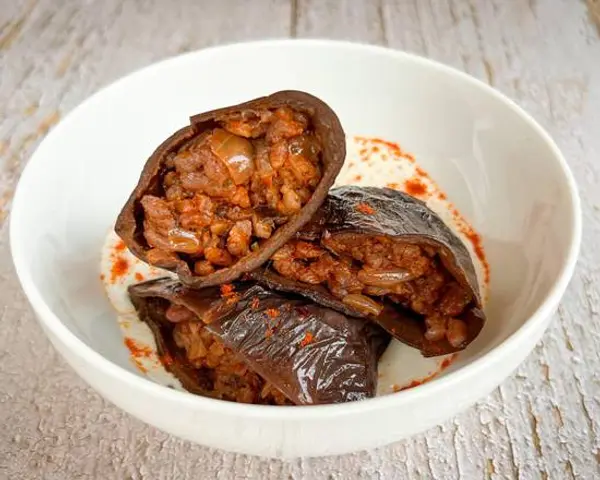 sumac-by-gastroboteats - Sun-Dried Eggplant Dolmas