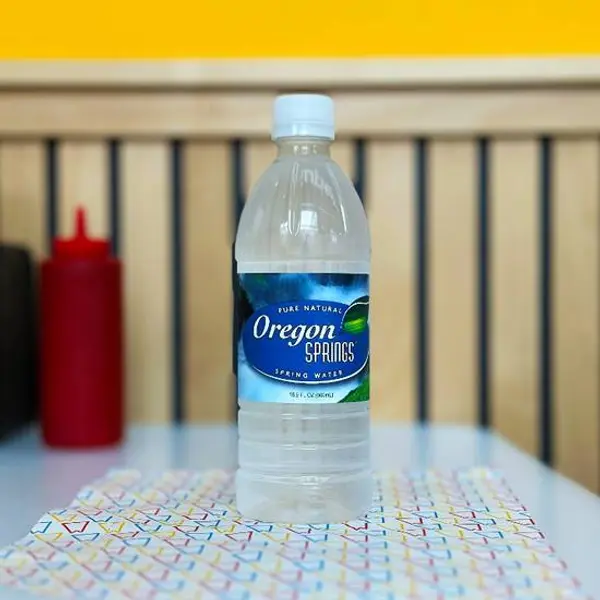 superdeluxe-burgers - 16.9oz Oregon Springs Bottled Water