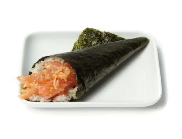 sushi-uma-inc - Spicy Salmon Hand Roll