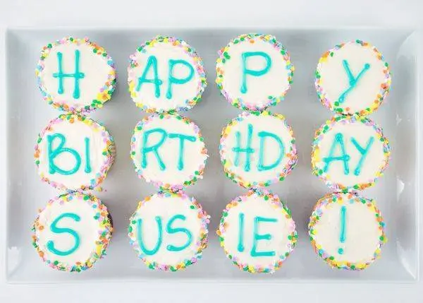 susiecakes - Happy Birthday Cupcake Dozen Box