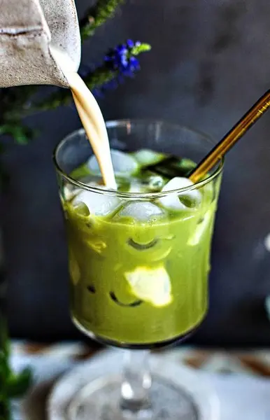 sweet-basil-thai-cuisine - Thai Ice Green Tea