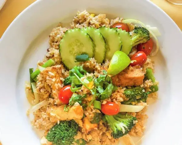 sweet-basil-thai-cuisine - Peanut Sauce Fried Rice