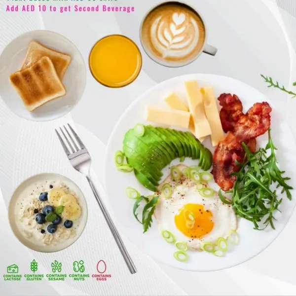 symphony-restaurant - Mushroom Omelette Breakfast Combo