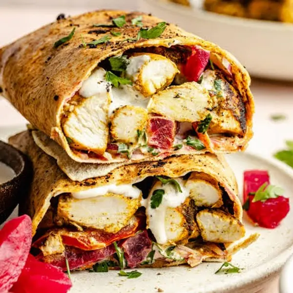 symphony-restaurant - Spiced Garlic Chicken Shawarma Wrap