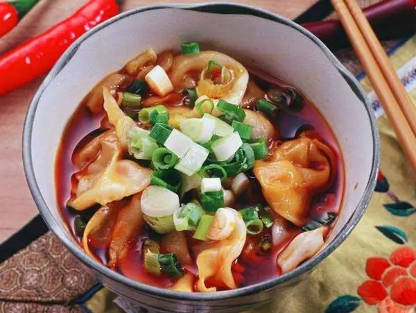 szechuan-chef - Szechuan Pork Wonton with Chili Oil