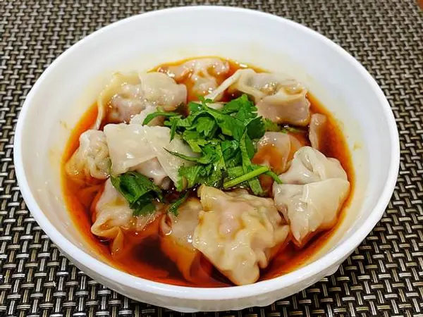 taishan-cuisine - won ton in spicy hot sauce红油炒手