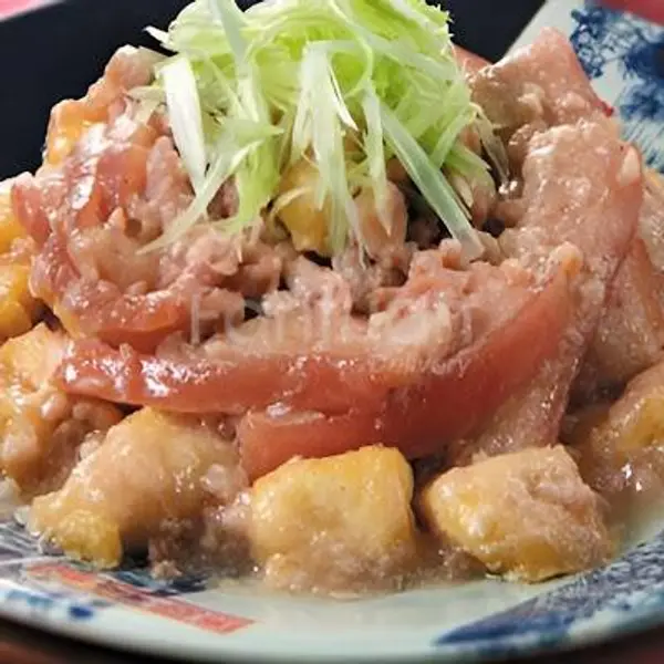 taishan-restaurant - 咸虾蒸五花肉Steamed Pork Belly with Shrimp Sauce