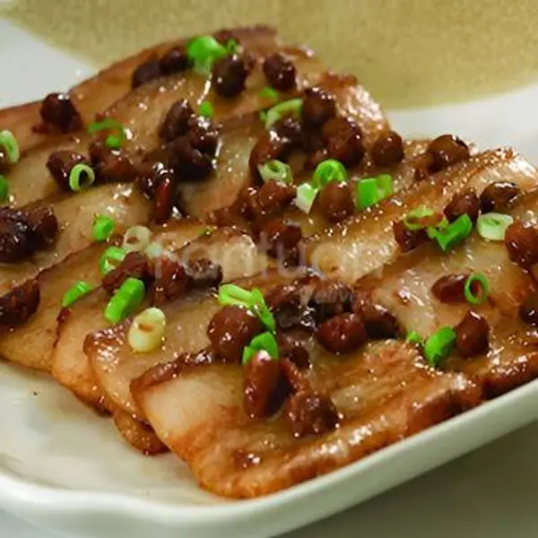 taishan-restaurant - 尖椒豆豉五花肉Pork Belly with Black Bean Sauce