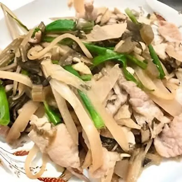 taishan-restaurant - Starter Vegetable with Pork Belly