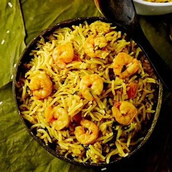 taj-mahal - Prawn Biryani