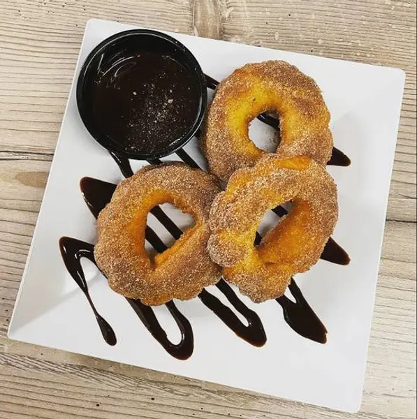 tea-bar-fusion-kitchen - Chocolate Chai Churro Donuts