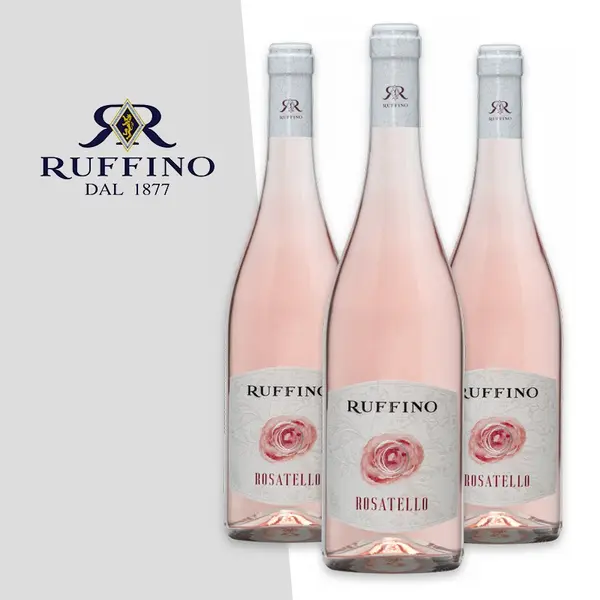 terzo-ristorante - Ruffino Rosatello Verre de vin rose (12cl)