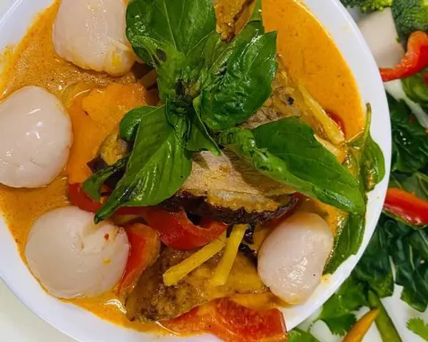 thai-basil-cart - Lychee  Curry (แกงลิ้นจี่)