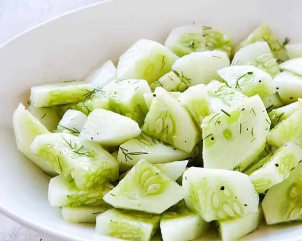 thai-basil-cart - Cucumber salad อาจาด