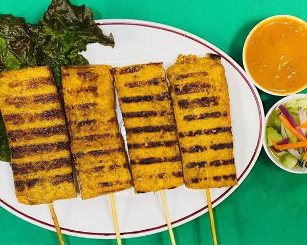 thai-basil-cart - Tofu Satay เต้าหู้สะเต๊ะ