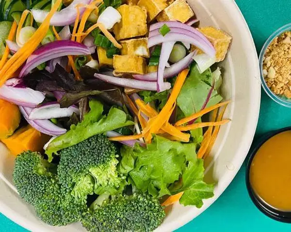 thai-basil-cart - Tofu & vegie bowl สลัดเต้าหู้ทอด