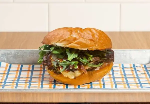 the-bird - BALSAMIC & BLUE CHEESE BURGER